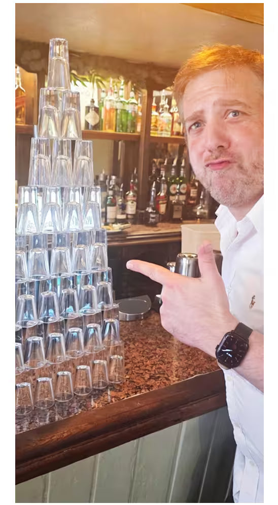A pub-themed challenge, asking players to take complete a specific task.